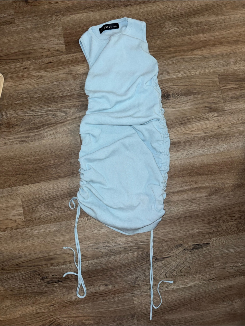 Lioness Pale Blue Ribbed Tank Top